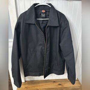 Dickies Men's Classic Black Collar Jacket Bomber lined